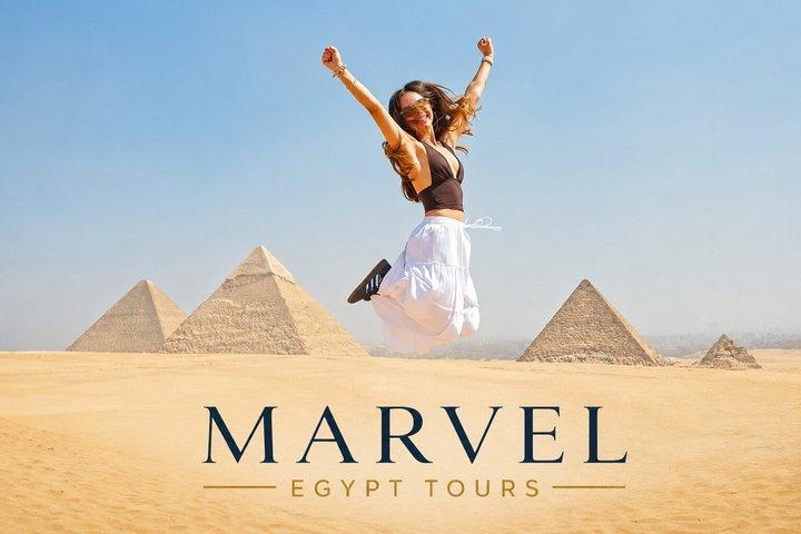 Meilleure visite privée VIP des pyramides de Gizeh et du grand sphinx en panier de golf