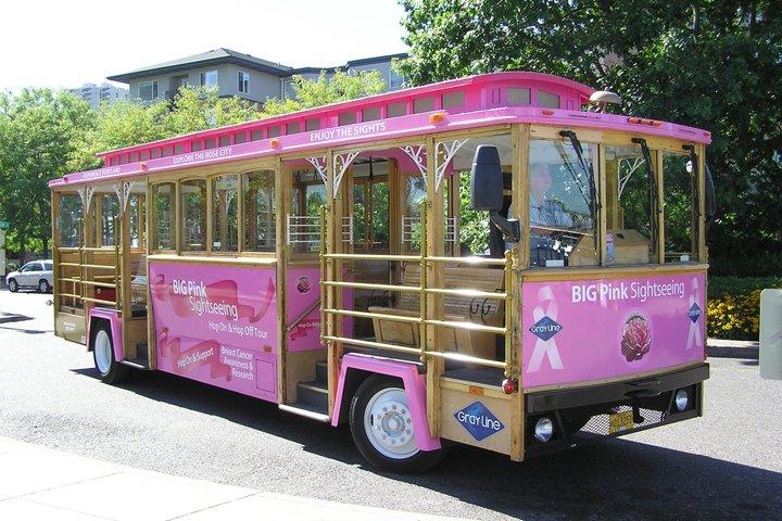 Portland Hop-On Hop-Off Pink Trolley Tour mit Gray Line - 1 oder 2 Tagespass