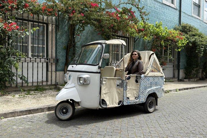 Discover Lisbon Secrets by Tuk Tuk around 7 Hills and Belém Coast