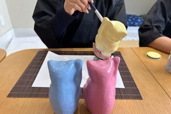 Tokyo : Privat Japanska Traditionell Lucky Cat målning erfarenhet