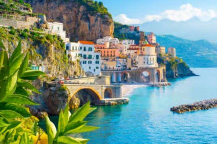 Desde Nápoles : Excursión de un día a Amalfi a Positano Visita guiada por mar