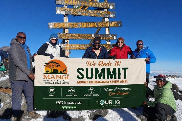 Mount Kilimanjaro 8 Day Private Lemosho Route Trek to Uhuru Peak