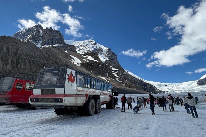 Le long de la promenade des Glaciers : lac Peyto, lac Bow et champ de glace Columbia