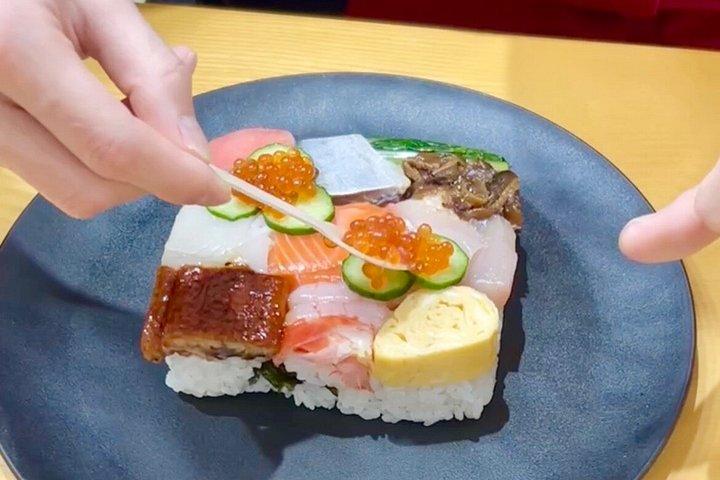箱寿司作り＆抹茶体験で大阪地場市場巡り