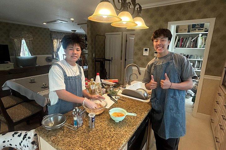 地元の東京の家でラーメンと餃子を作ろう！
