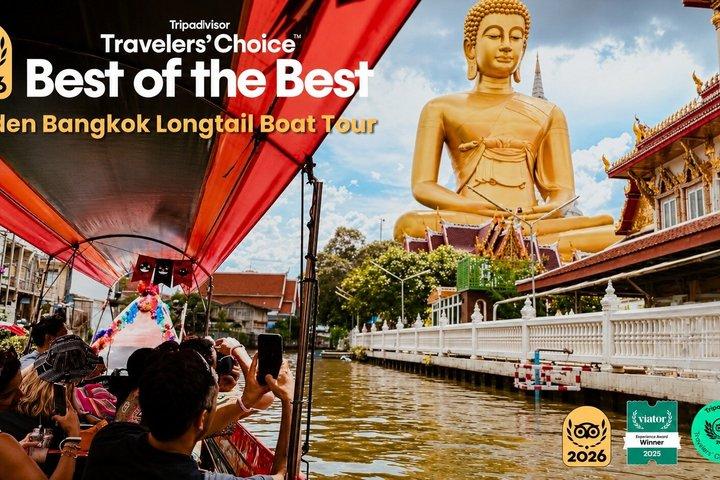 Visite cachée en bateau longue queue de Bangkok à Big Buddha & Canal Life 2hrs
