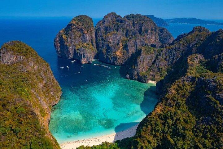 Phi Phi, Maya Bay und Maiton Sunset Catamaran Tour