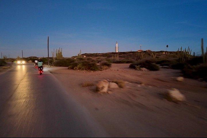 オラニエスタッド市内サンセットバイクツアー