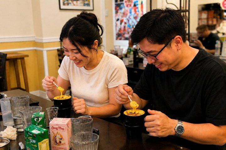 Vietnamesisk kaffeverkstad i Ho Chi Minh City - Lokal hemklass