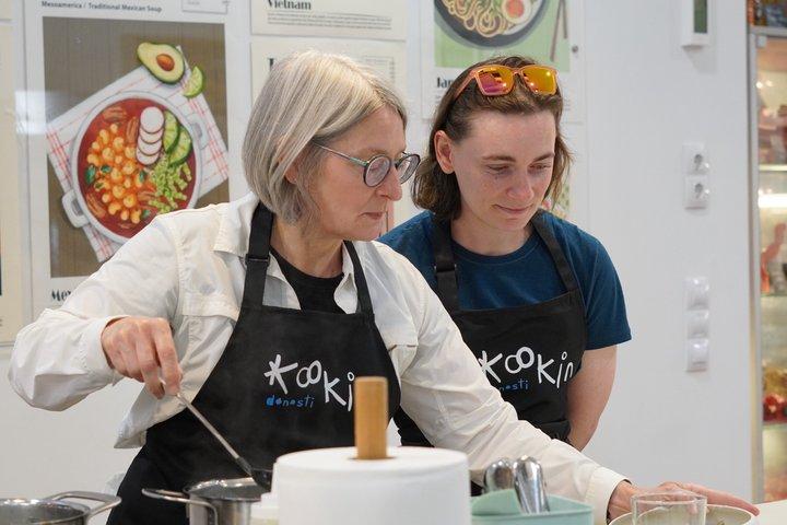Baskische kookervaring: Markttour & hands-on klas Engels