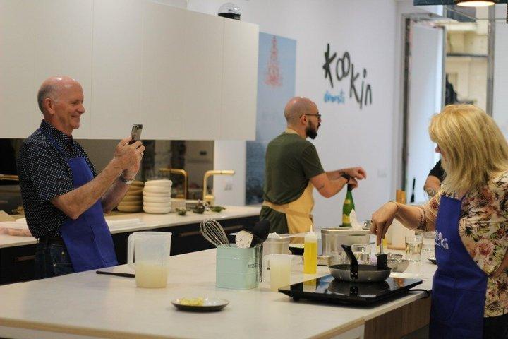 Baskische kookervaring: Markttour & hands-on klas Engels