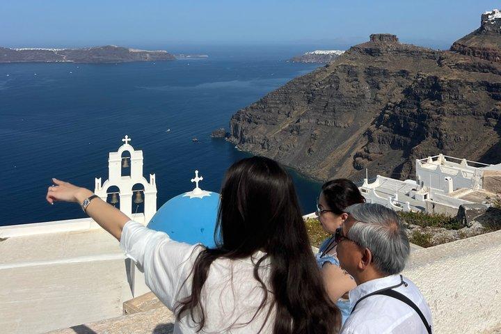Real Santorini: tour privado de día completo