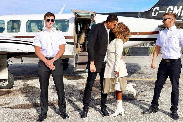 Excursão aérea de Toronto com excursão de degustação de vinícolas de Niagara com iflyTOTO