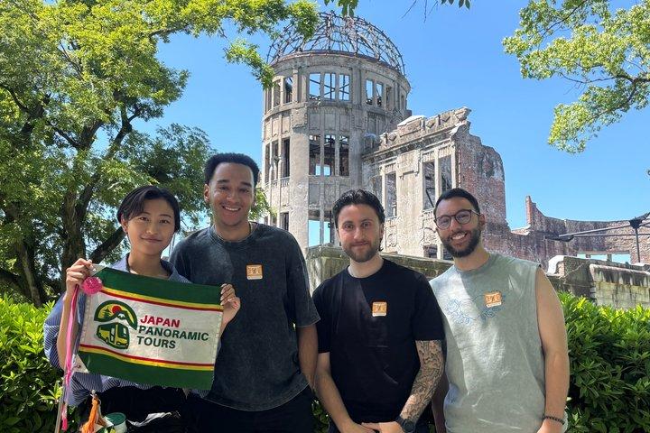 広島ウォーキング：原爆ドーム、博物館、学校、トラム＆ランチ