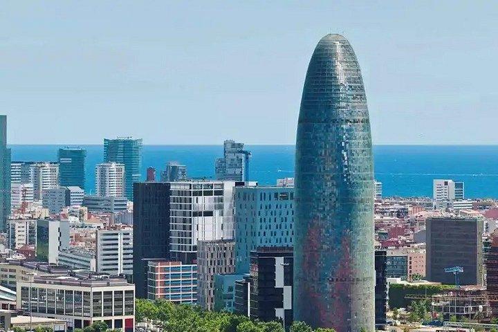 Barcelonas Observation Deck Mirador Torre Glories Ticket Audio