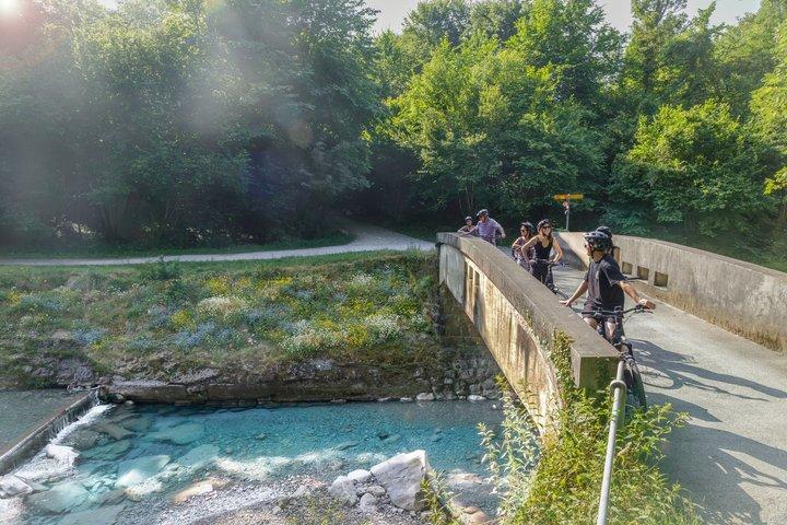 インターラーケンバレーEバイクツアー： 川、湖、森、城