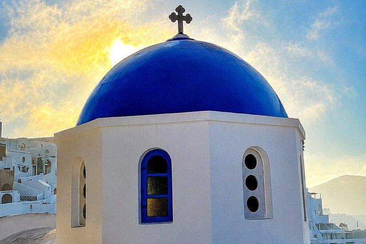 Tour privado al amanecer en Santorini
