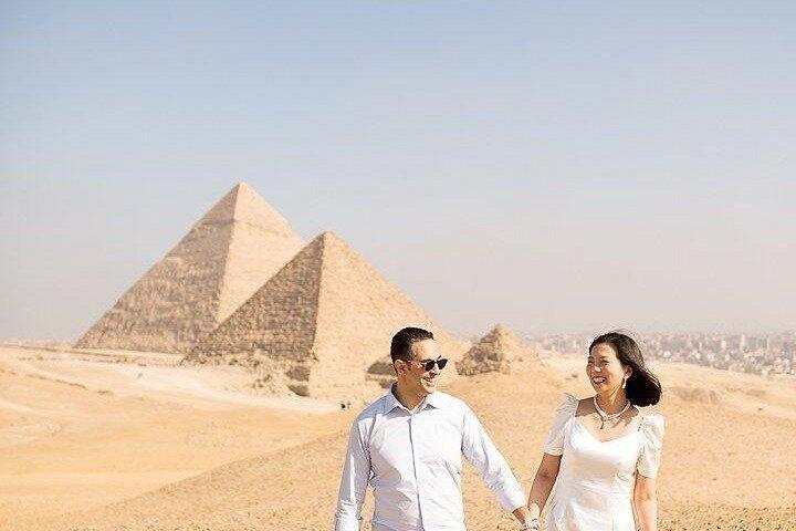 VIP Gizeh Pyramides et Grand Sphinx Golf Panier Tour