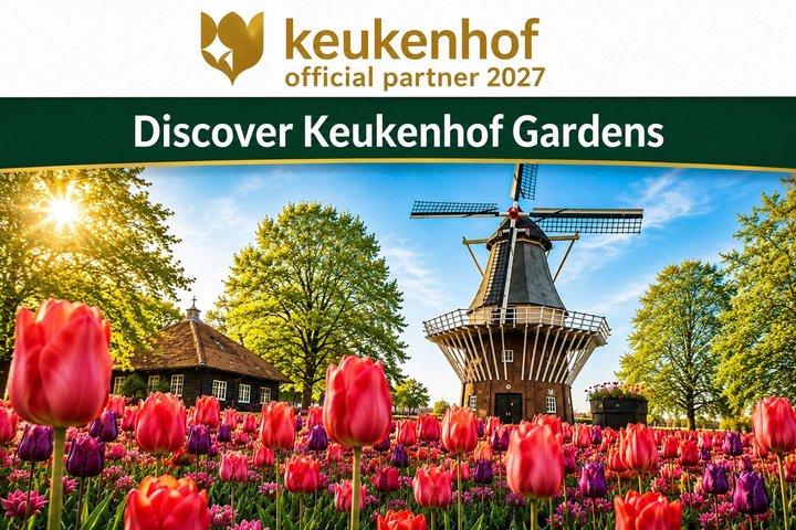 Amsterdam : Keukenhof Entrada & Autobús de enlace con retorno flexible