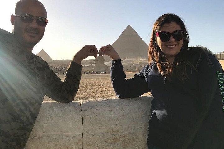 De Charm El Cheikh : Excursion d'une journée en avion dans les pyramides du Caire