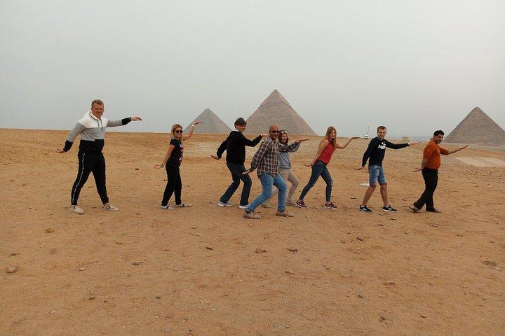 De Charm El Cheikh : Excursion d'une journée en avion dans les pyramides du Caire