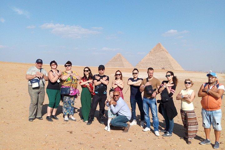 De Charm El Cheikh : Excursion d'une journée en avion dans les pyramides du Caire