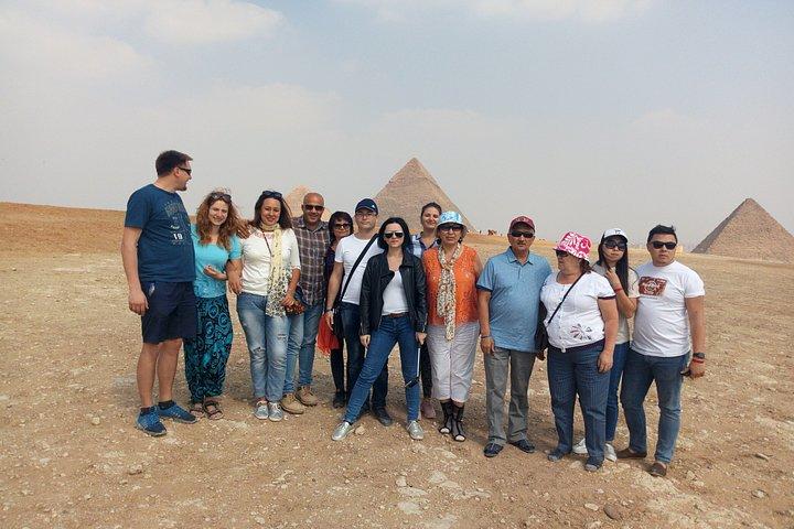 De Charm El Cheikh : Excursion d'une journée en avion dans les pyramides du Caire