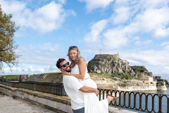 コルフ旧市街での1時間のプロフェッショナルな写真撮影