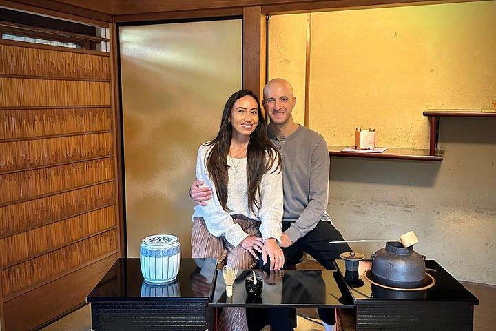 京都：150年続く絹商人の家で茶道