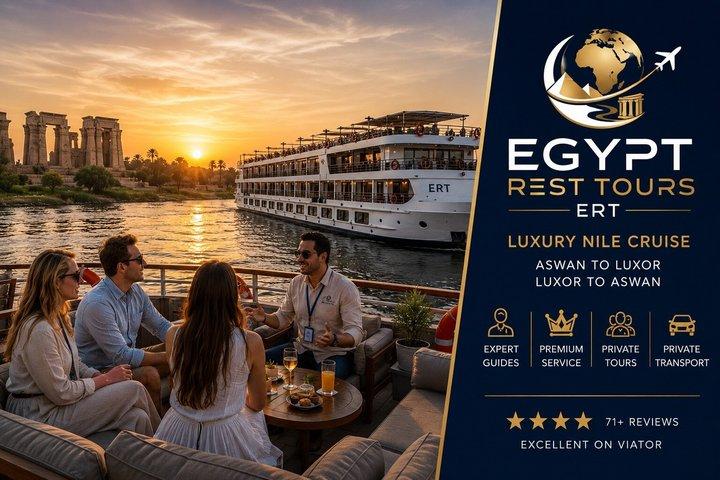 5 - Journée croisière sur le Nil Louxor à Assouan 5 étoiles Egypte Tour avec égyptologue