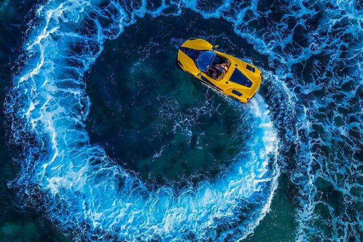 Zanzibar Jet Car Ride con Drone Footage a Kendwa Beach