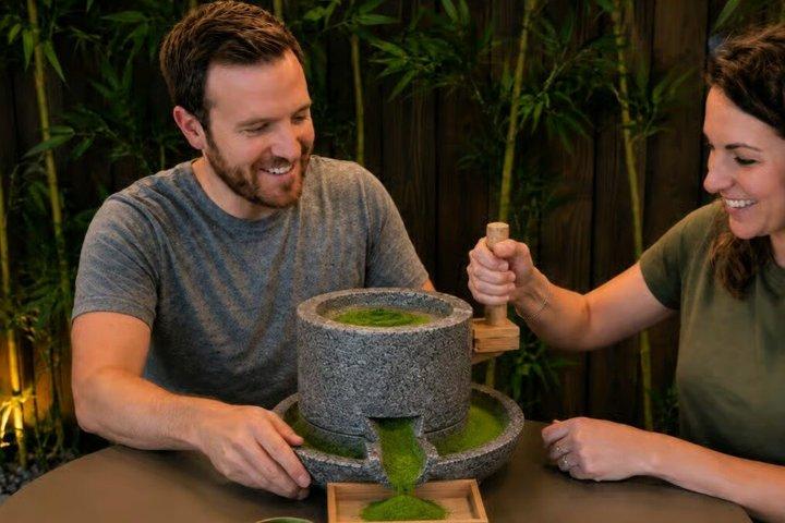 Kyoto Grind Your Own Matcha Tea Ceremony in Arashiyama