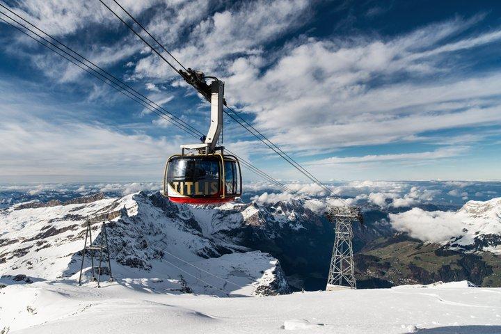 Mount Titlis Sneeuwdag Avontuur - De piek in aantocht - vanuit Luzern
