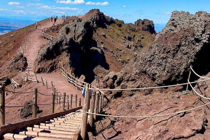 ナポリ発 ポンペイとヴェスヴィオ山日帰り旅行（チケット付き）