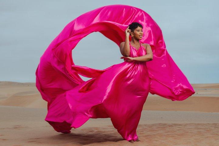 Flying Dress Namibia Servizio fotografico Swakopmund