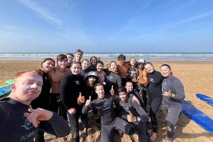 From Agadir: Taghazout Full-Day Beginner Surf Lesson & Lunch