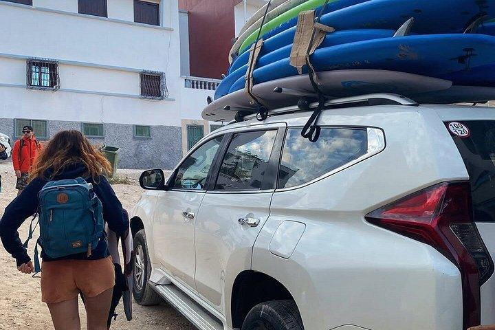 From Agadir: Taghazout Full-Day Beginner Surf Lesson & Lunch