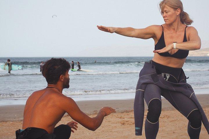 From Agadir: Taghazout Full-Day Beginner Surf Lesson & Lunch
