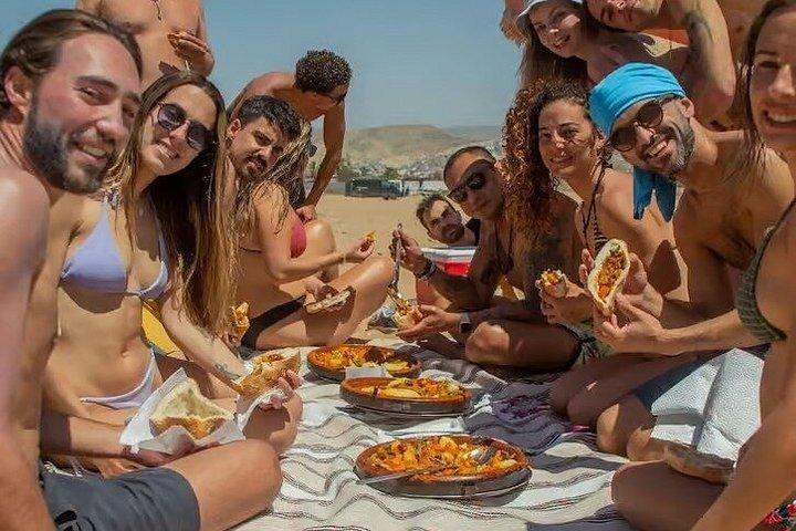 From Agadir: Taghazout Full-Day Beginner Surf Lesson & Lunch