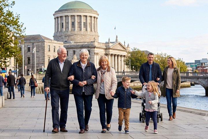 Visite privée historique en famille à Dublin
