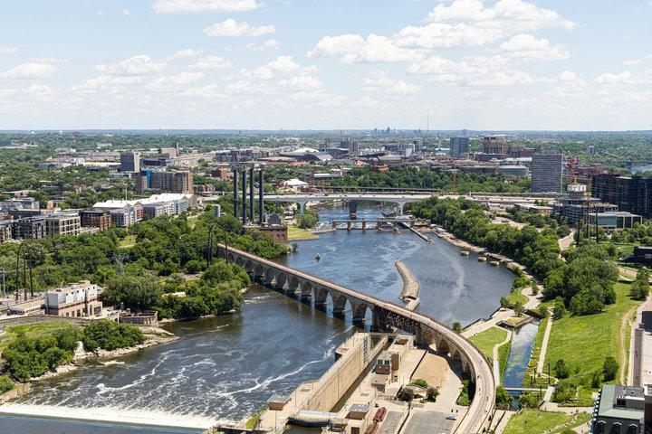 Minneapolis Auto-Guided Audio Walking Tour do distrito de Mill