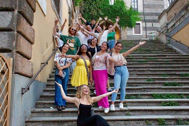 Rome Nightlife Party Tour in Monti District with Local Drinks