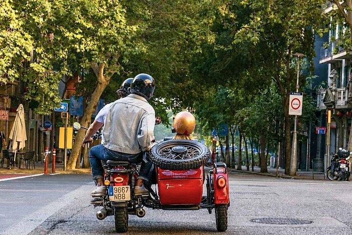 Full-Day Barcelona Tour by Sidecar Motorcycle