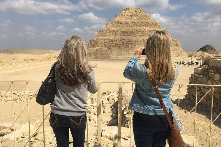 Excursion d'une journée complète aux pyramides de Gizeh, Sakkara et Memphis