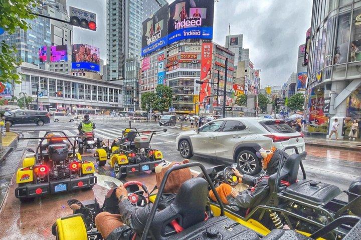 Shibuya Go Kart Tour Shibuya Crossing y Torre de Tokio