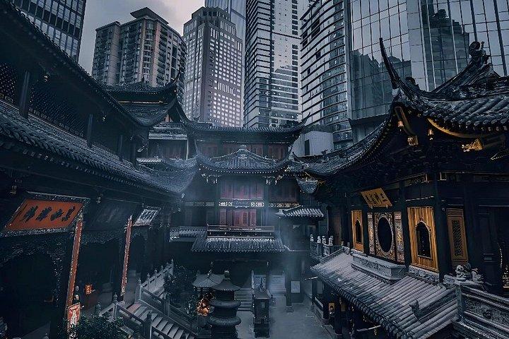 Chongqing City Walk with a true Local Monorail Hotpot Secret view