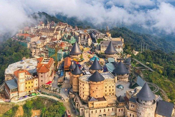 ダナンプライベートツアーゴールデンブリッジ大理石の山奥様仏様