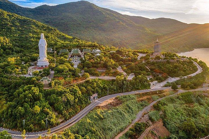 ダナンプライベートツアーゴールデンブリッジ大理石の山奥様仏様