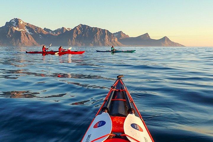 Lofoten: Tour in Kayak al Sole di Mezzanotte Premium - Max. 6 Ospiti