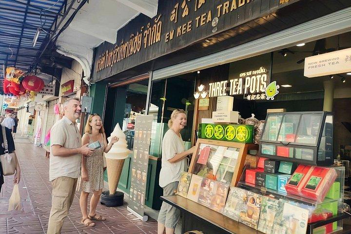 バンコクの有名なチャイナタウンのグルメ ツアー